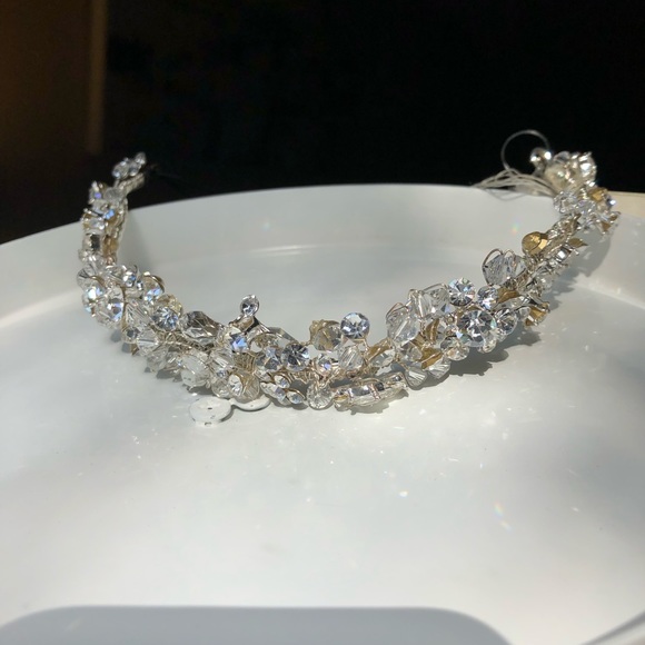 Faux Diamond bridal headband Bling Bling!